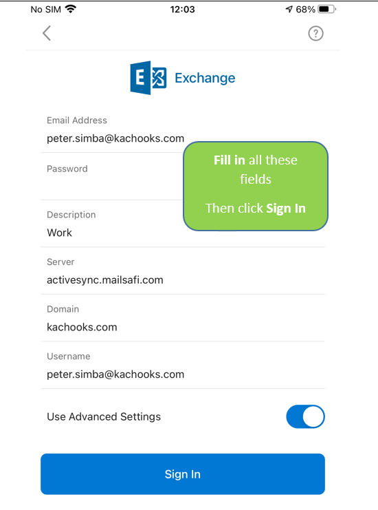 Mailsafi outlook for desktop mail server ports