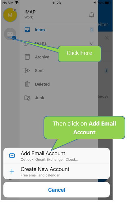 Add activesync email account on iphone