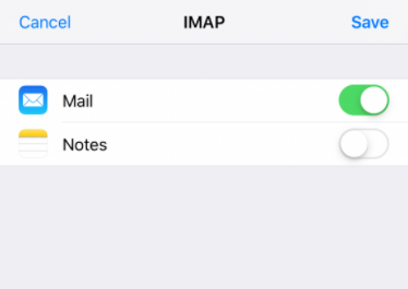 ios save mailsafi account